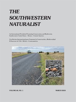 The Southwestern Naturalist journal cover