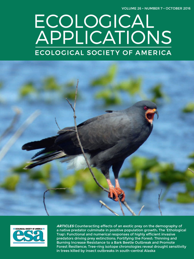 Ecological Applications journal cover
