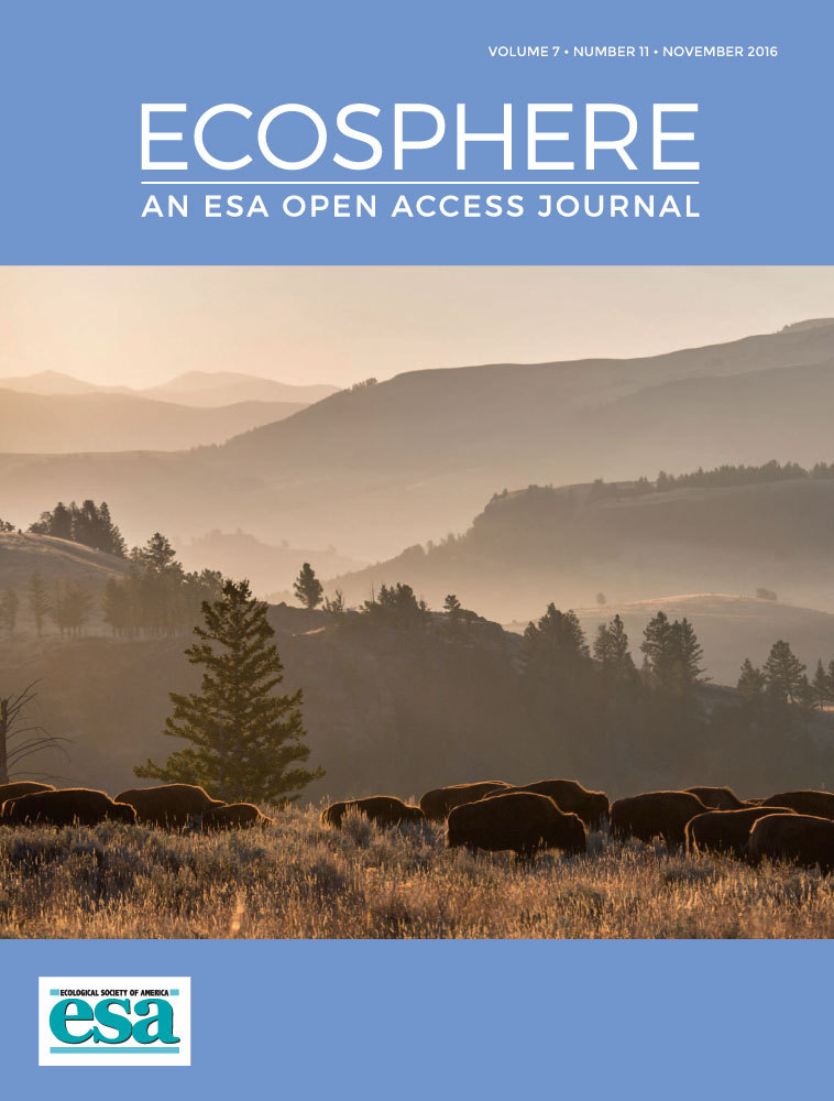Ecosphere journal cover