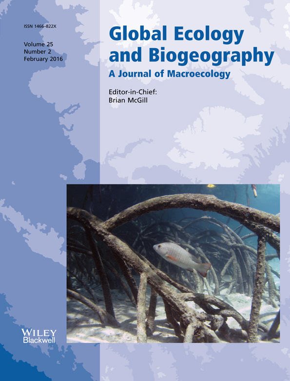 Global Ecology and Biogeography journal article cover