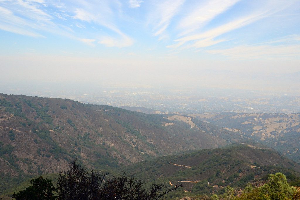 View of Santa Clara from high in a hilltop