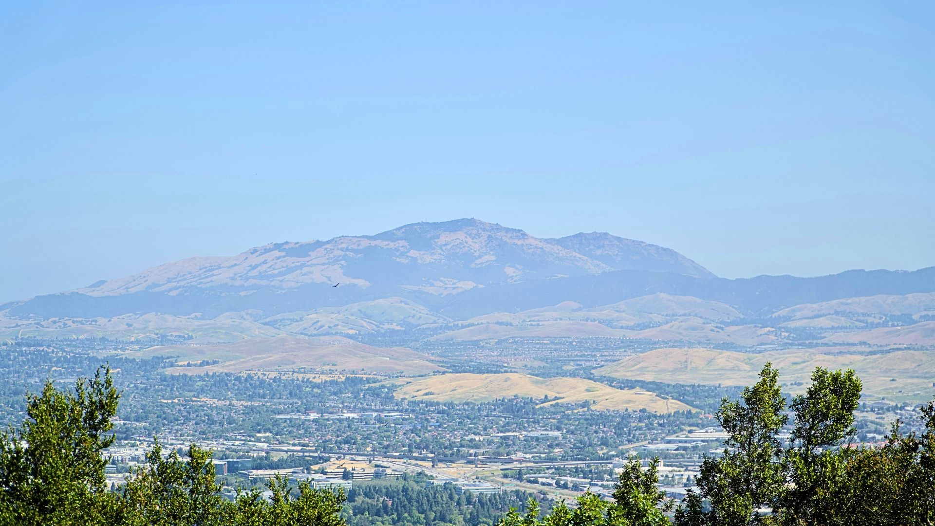 Mount Diablo - picture taken from Lafayette, CA.